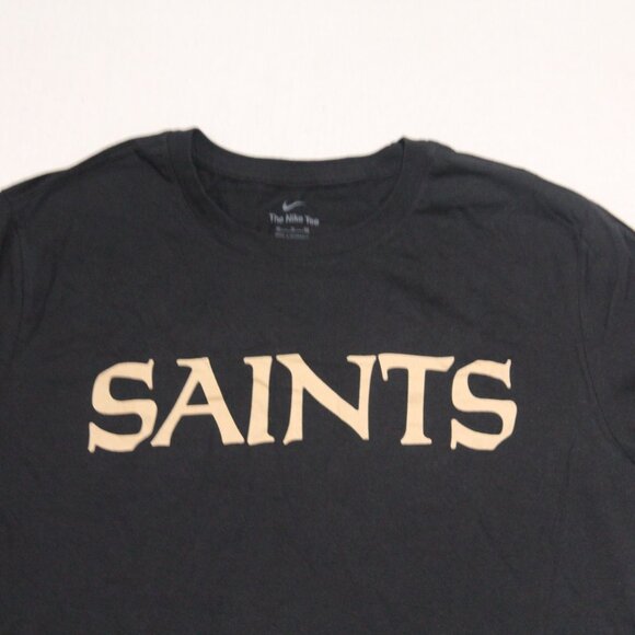 Nike Tee New Orleans Saints Black Men Tee Shirt Size Xl - Picture 4 of 8